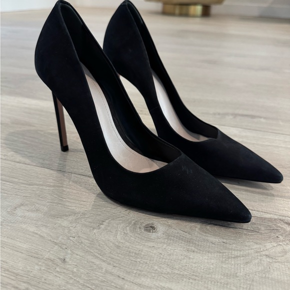 SCHUTZ LOU HIGH STILETTO BLACK PUMP - Picture 1 of 6